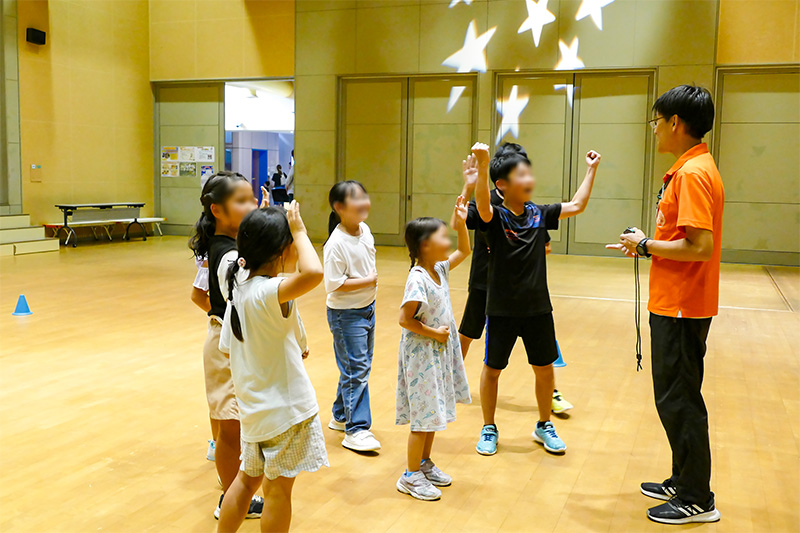 全力で楽しむ子どもたち